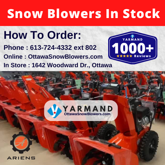 Snowblower Ariens in-stock Ottawa