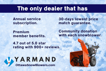 Small Engine Repair Ottawa Snowblower Sale, Service and Parts